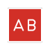 AB button (blood type)